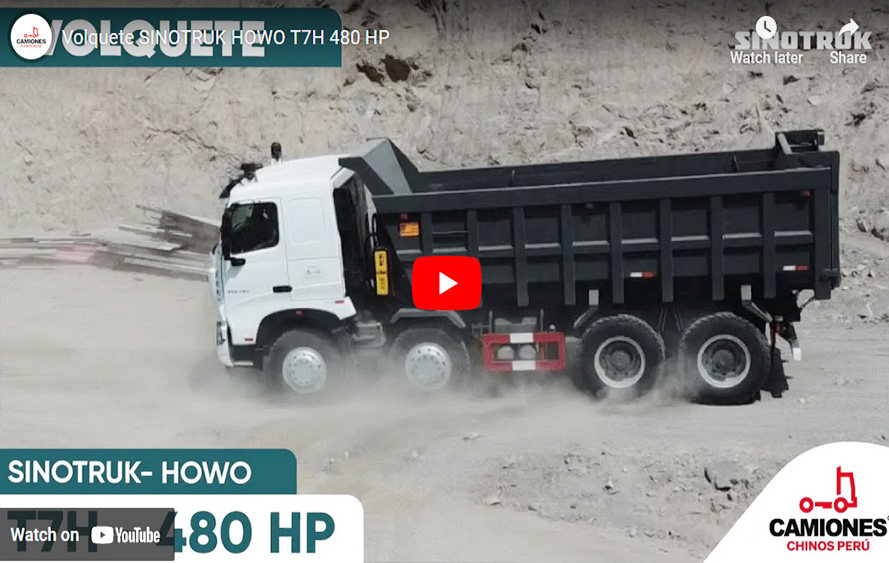 Volquete SINOTRUK HOWO T7H 480 HP