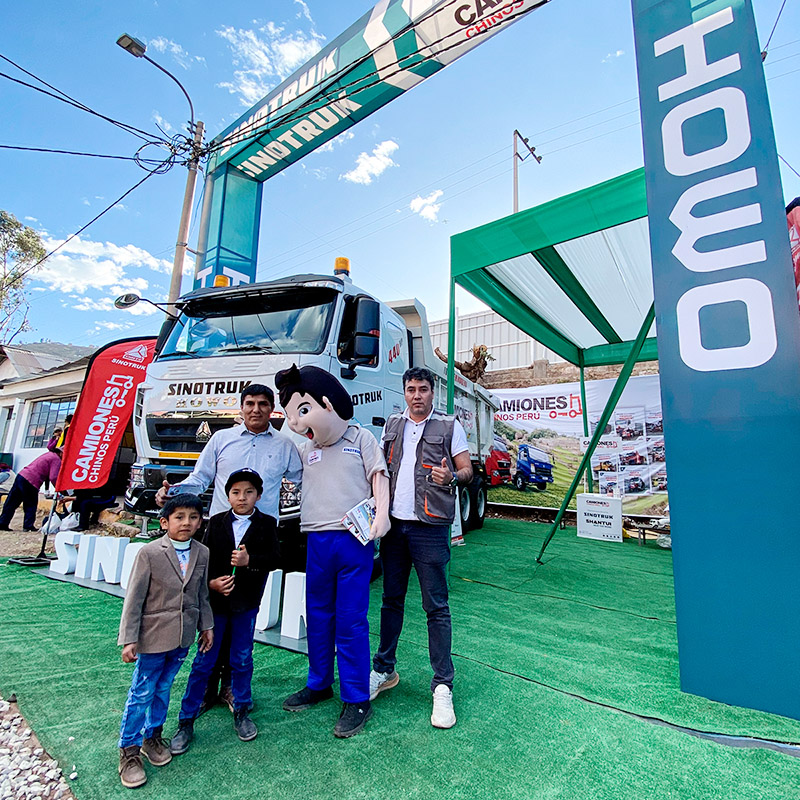 Sinotruk Howo en La Expoferia Internacional de Huancaro 2023