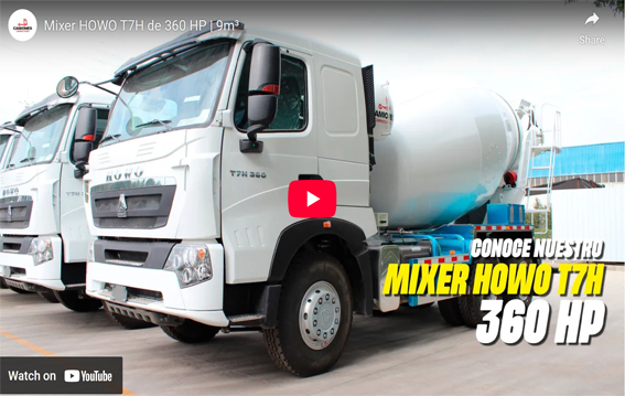 Mixer HOWO T7H de 360 HP | 9m³