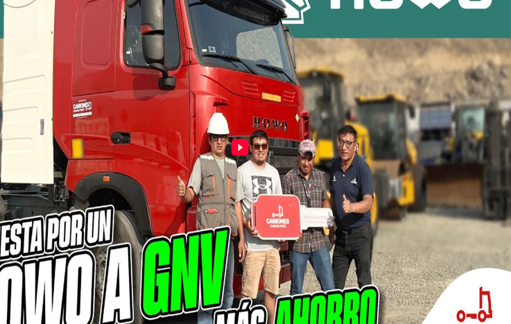 Otro cliente satisfecho! Howo T7H a GNV