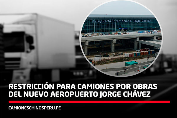 La construcción de un nuevo aeropuerto impone restricciones a los camiones pesados