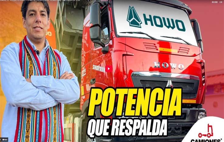 CONOCE EL VOLQUETE HOWO T7H 480 HP | RESISTENCIA, TECNOLOGÍA Y POTENCIA EN 16 M³